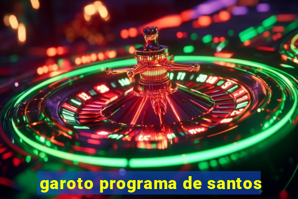 garoto programa de santos